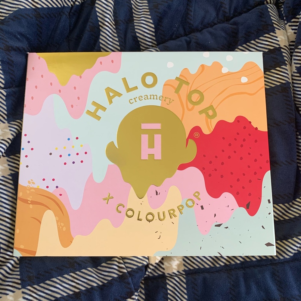 Complete halo top x colourpop super shock shadows